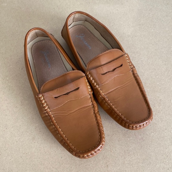 Jousen Shoes Jousen Mens Classic Penny Loafers Size Tan Poshmark